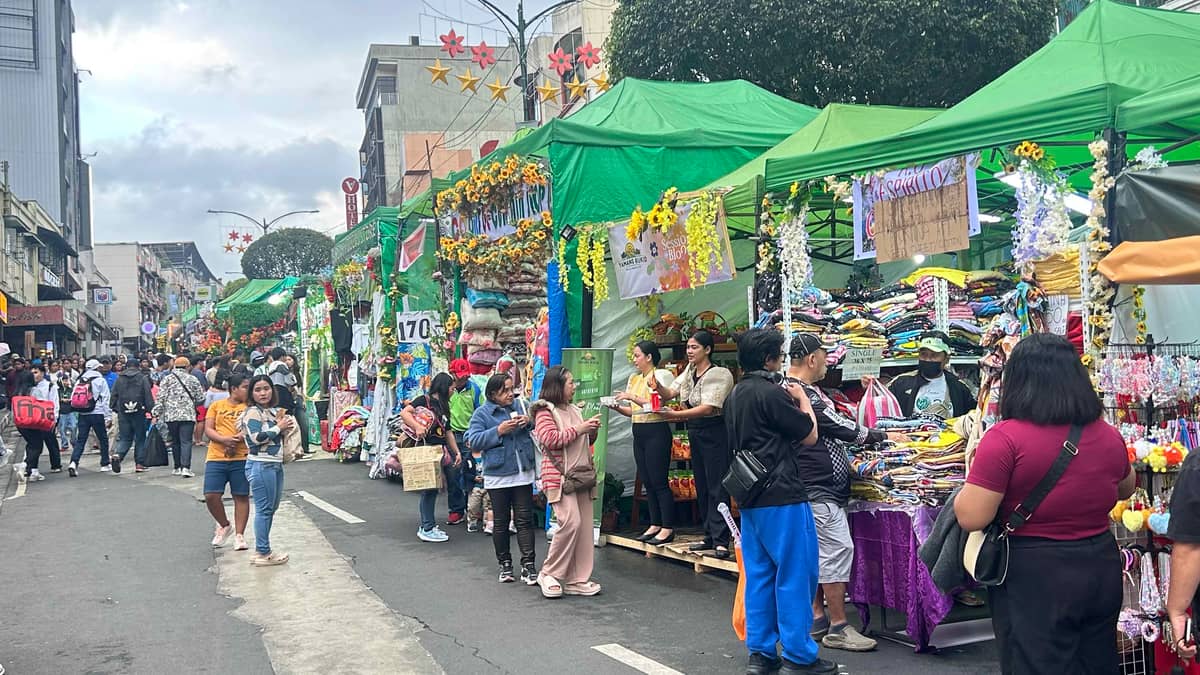 THE bustling Session Road in Bloom.