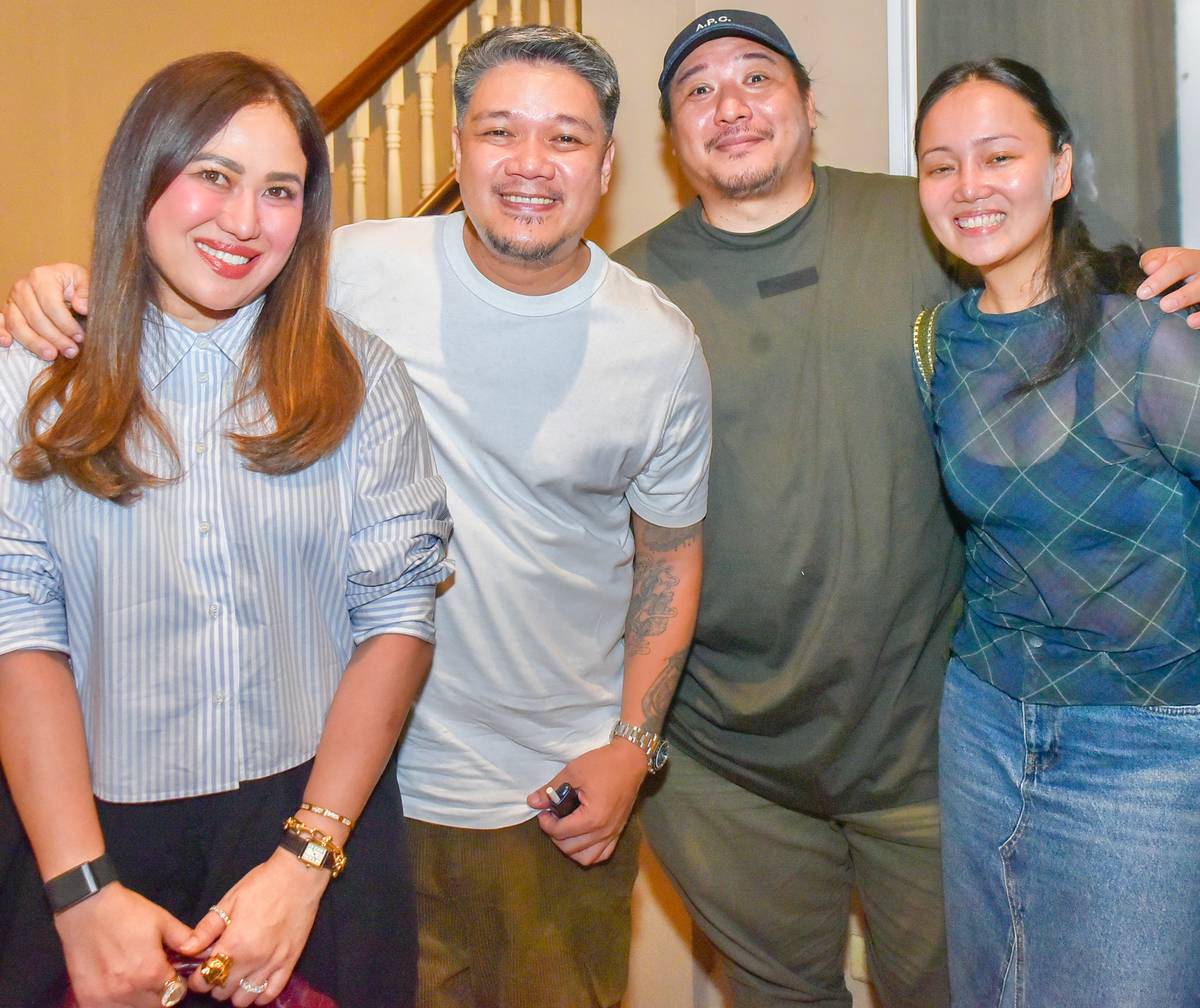 ALELEE Andanar with artists Jigger Cruz, Bjorn Calleja and Kim Lim.