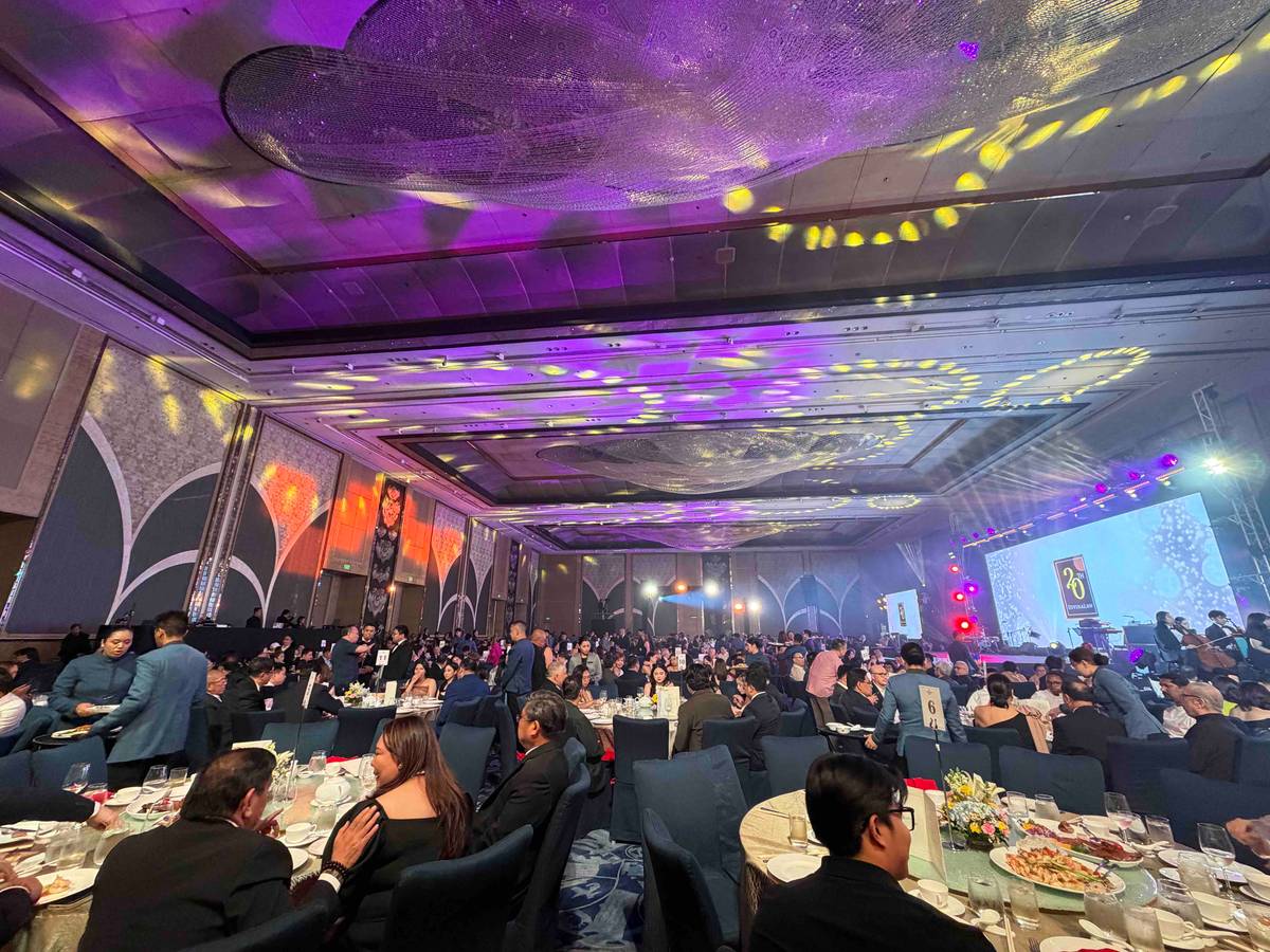 GUESTS fill the ballroom during the 20th anniversary celebration of DivinaLaw, marking two decades of growth and partnerships.