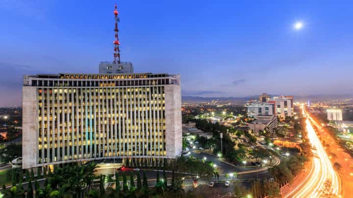 ENERGY efficiency for resilience. Meralco is calling on commercial and industrial establishments to embrace energy efficiency not only to save on power costs but as a resilience strategy in light of prevailing global uncertainties due to the Middle East conflict. Seen in the photo is the Lopez Building located in the Meralco Operating Center in the Ortigas business district.