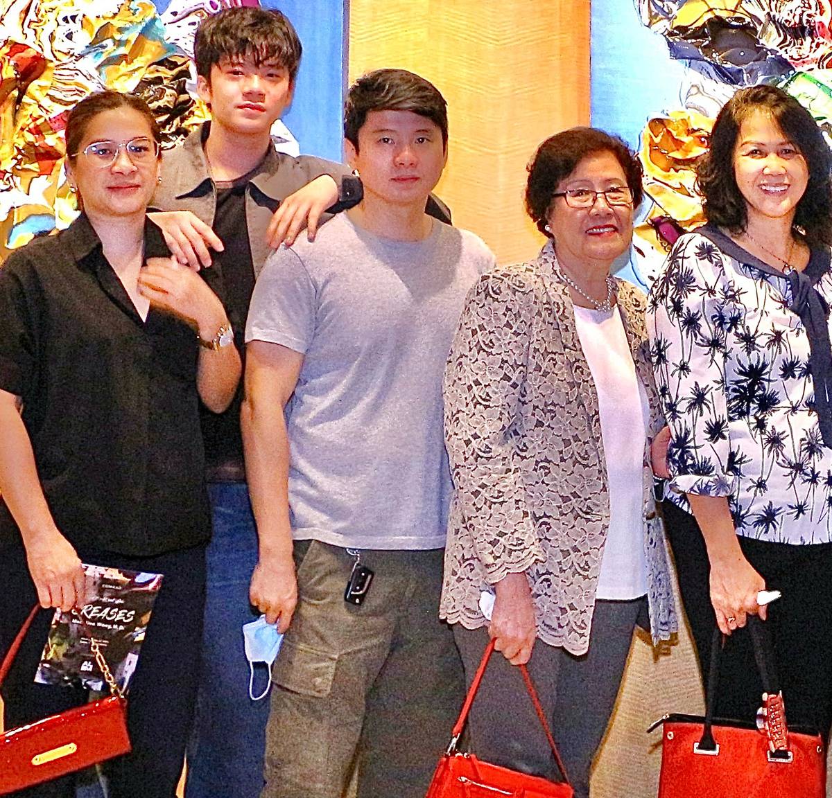 KATHERINE, Gavyn Thiago, Merwin and Leonora Wong, Dr Beatriz Siy