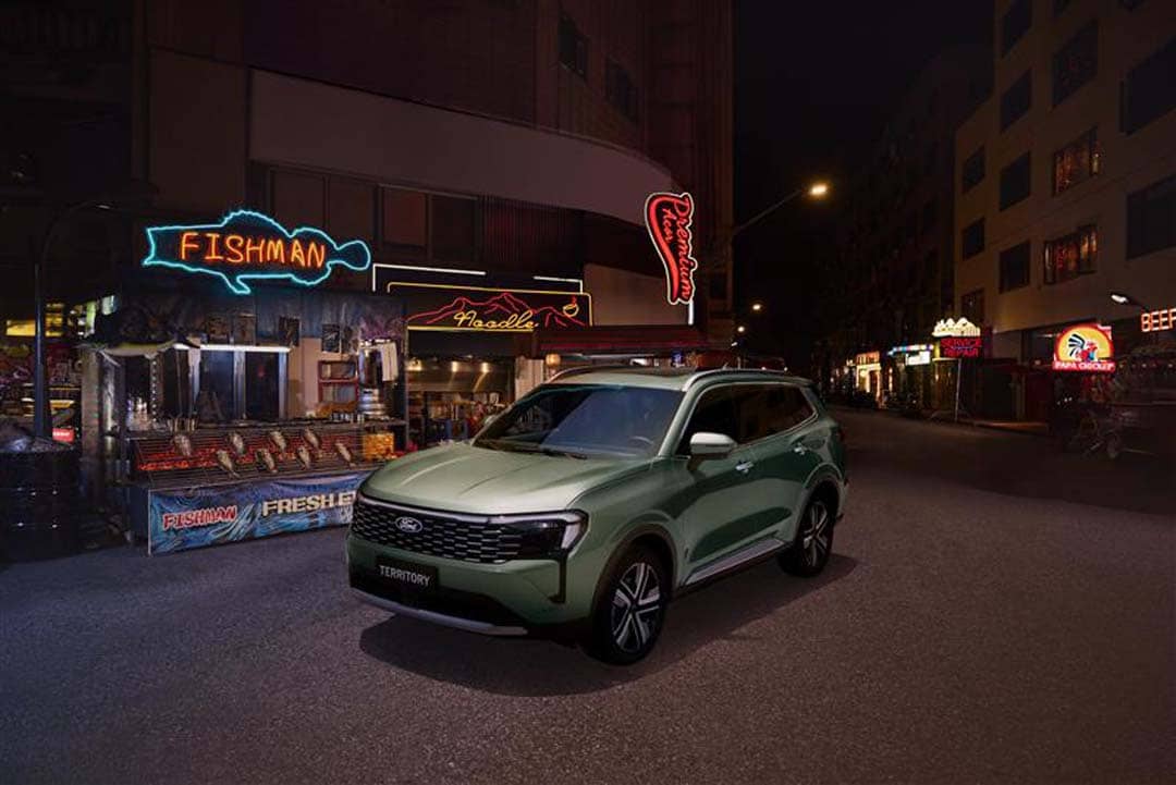 HYBRID Territory takes on city streets as Ford rolls out cash discounts and low down payment deals this month.