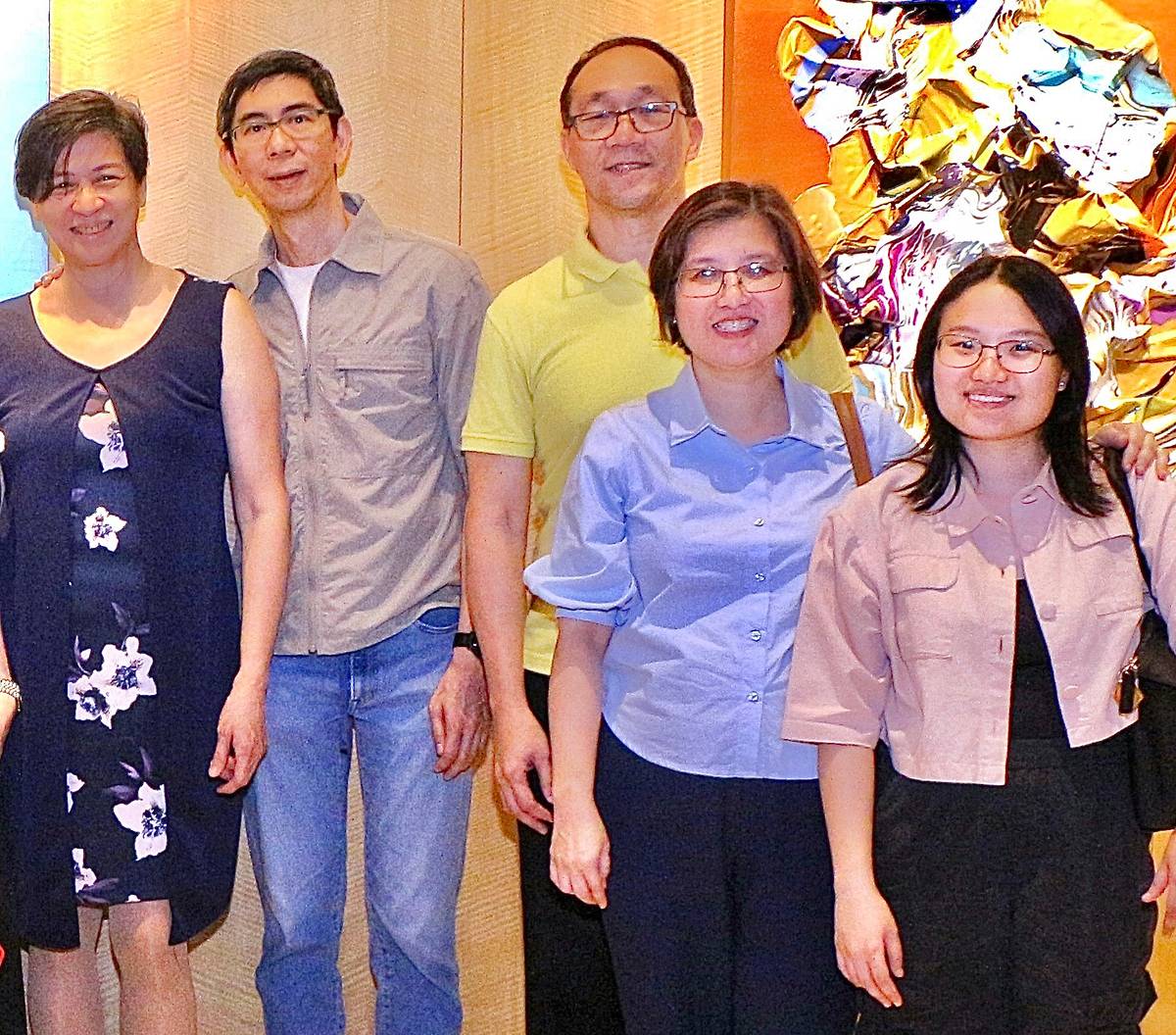 AIDA and Edison Cheng, Xavier, Dr Myra and Hannah Tanpascual.