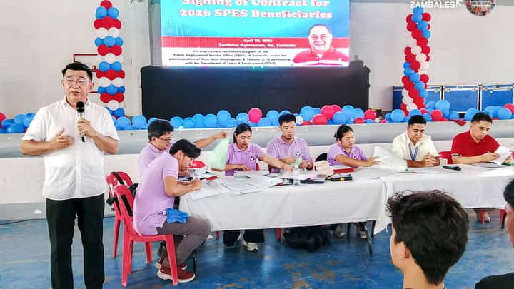 Around 234 students took part in the Orientation and Signing of Contract for 2026 Special Program for Employment of Students (SPES) Beneficiaries at the Zambales Sports Complex Gymnasium in the capitol town of Iba, Zambales on April 20, 2026.