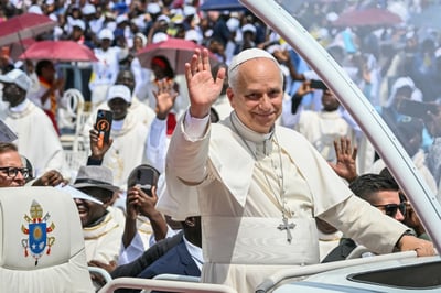 Pope Leo ends Africa visit with open air mass 
