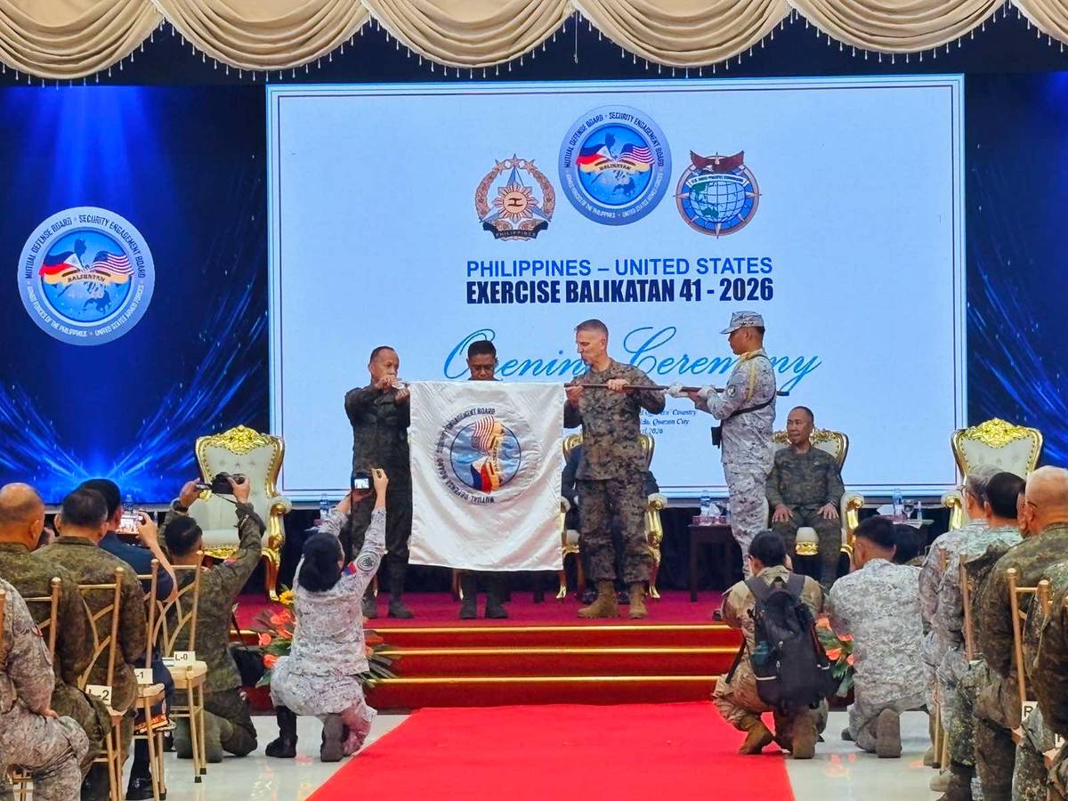 Opening of the  Exercise Balikatan 41-2026 at the Camp Aguinaldo in Quezon City. Photo by Lade Kabagani