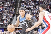 PAOLO Banchero powers the Orlando Magic to a 112-101 win over the Detroit Pistons to draw the first blood in their NBA Eastern Conference playoffs series.