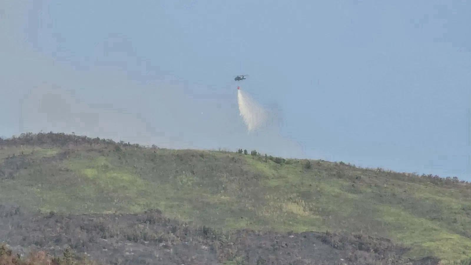 PAF deploys Black Hawk to battle Homonhon fire