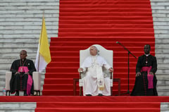 Pope calls for 'law and justice' on Equatorial Guinea visit