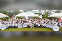 MPOWER and more than 200 of its partners participate in the communitrees tree planting activity in siniloan, Laguna to boost sierra Madre green cover.