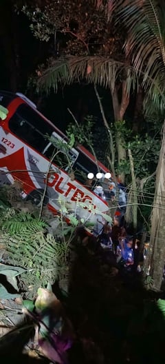 Two dead, 39 injured as bus plunges in Pagbilao ravine