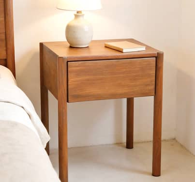 FATE Wooden bedside table.
