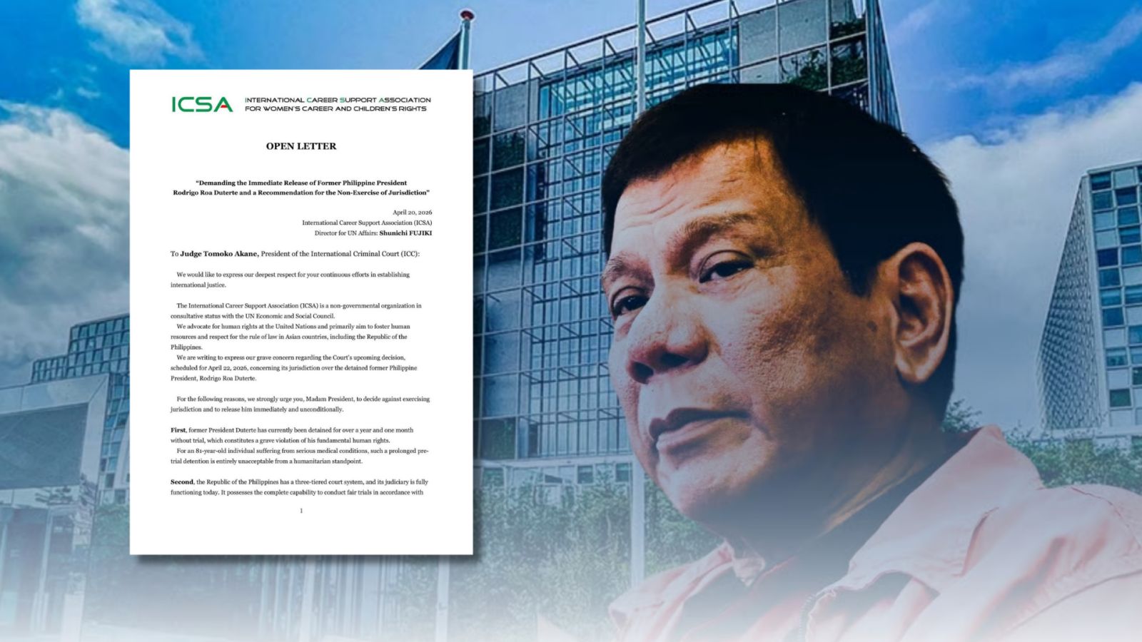 ICC Appeals Chamber set to rule as group calls for Duterte’s release