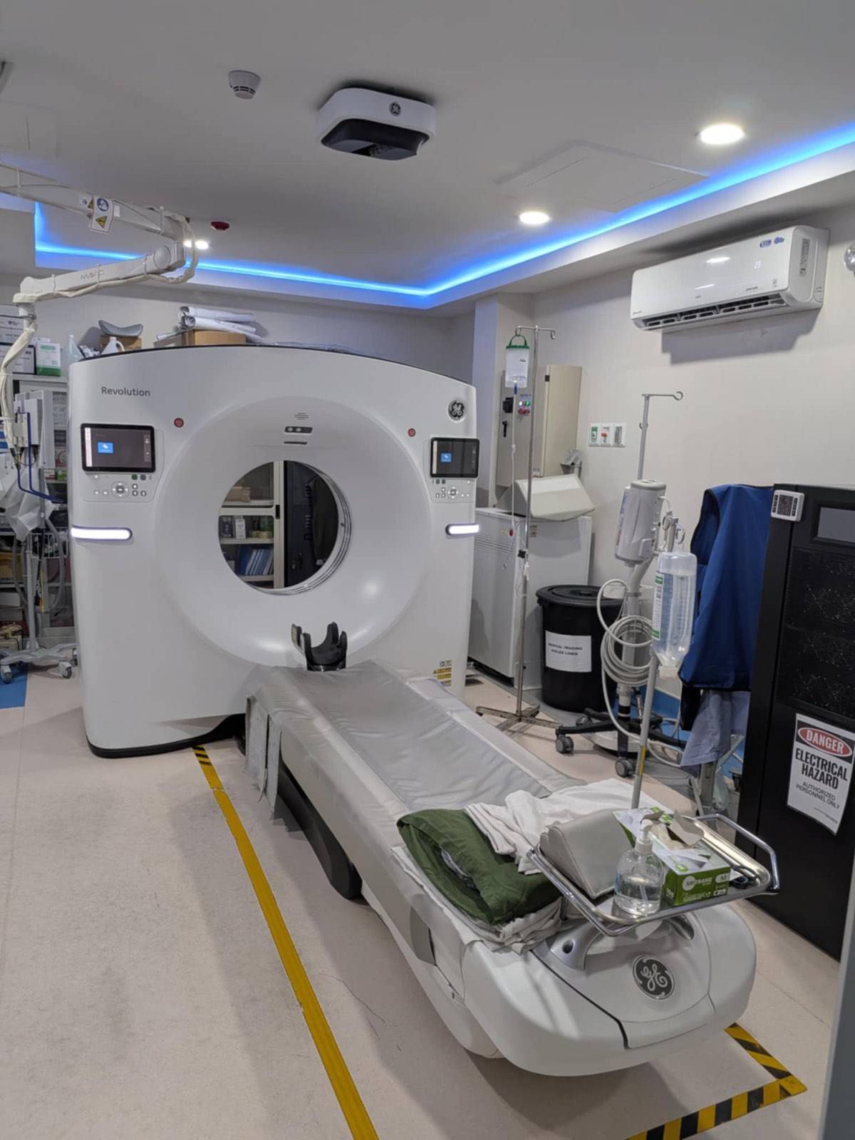 CT scan for faster and more accurate diagnosis.
