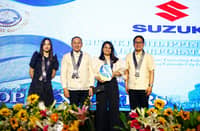 L-R: Hon. Charisse Anne Alcantara, Congresswoman of Calamba City, Hon. Roseller Rizal, Mayor of Calamba City, Ms. Lallane Araja, Suzuki Philippines’ Department Head for Finance, Hon. Angelito Lazaro, Jr., Vice Mayor of Calamba City