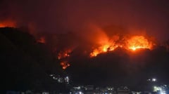 Flying embers, farm fires fuel blazes