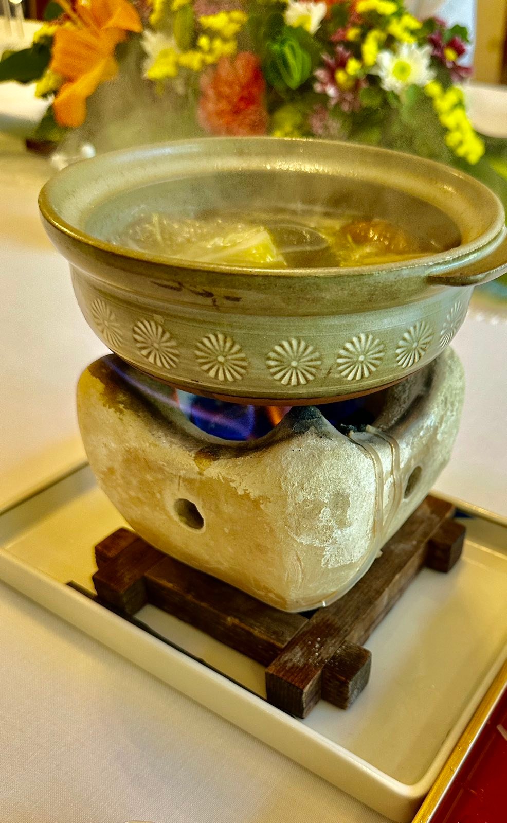 SHABU Shabu with Omi Beef Sirloin.
