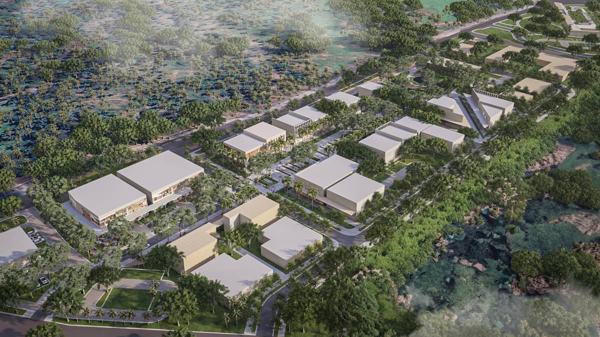 3D render of the Central project of Villa Escudero Plantation and Resort