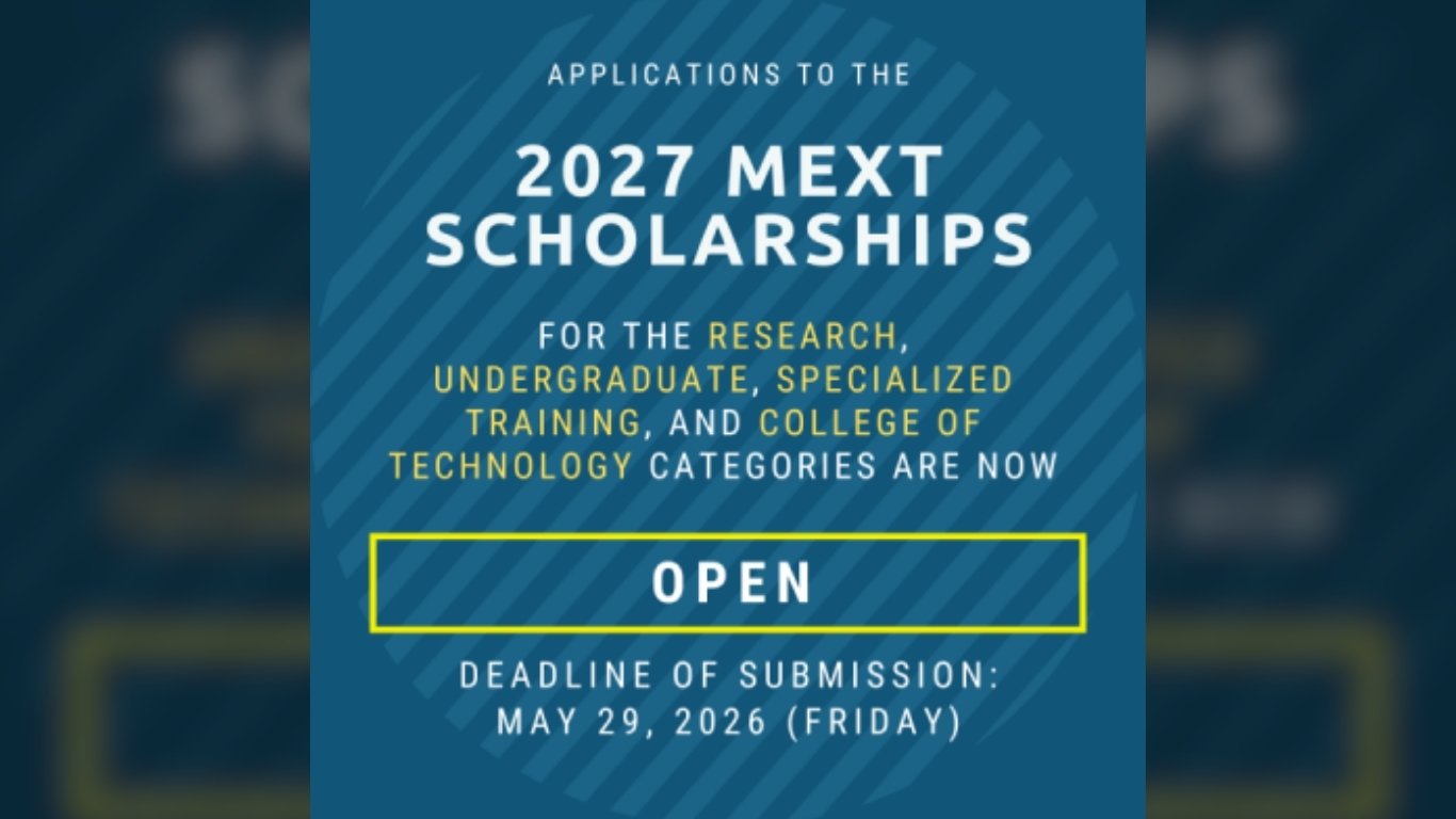 Japan opens 2027 MEXT scholarship applications