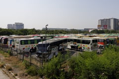 Bus drivers reel from oil crisis
