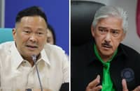 SENATOR JV Ejercito and Senate President Tito Sotto