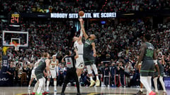 Wolves rally past Nuggets, clinch equalizer