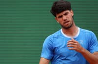 CARLOS Alcaraz suffers an injury that casts doubt on his French Open campaign.