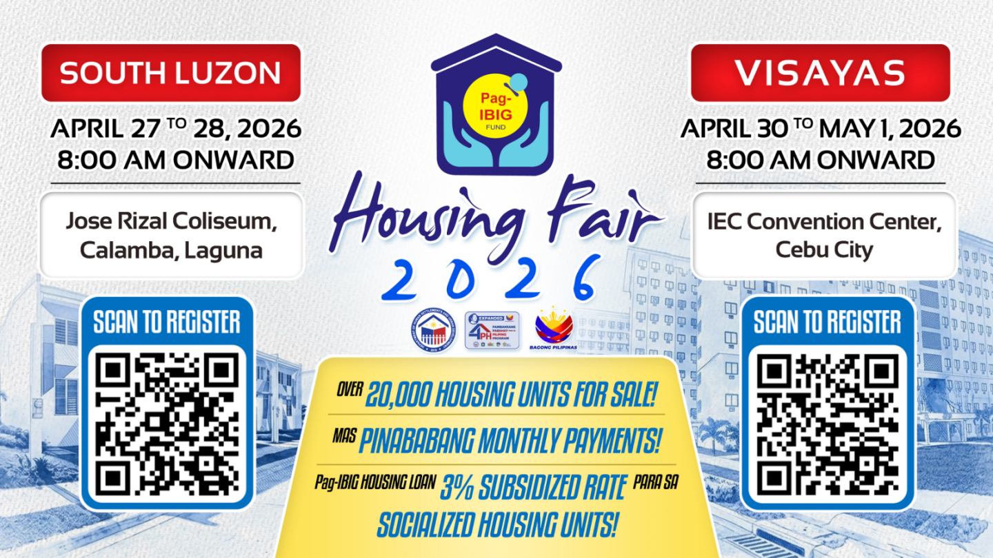 Pag-IBIG rolls out housing fairs in South Luzon, Visayas
