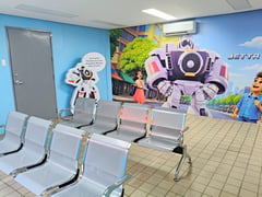 Air-conditioned waiting room unveiled at LRT-1 Baclaran station