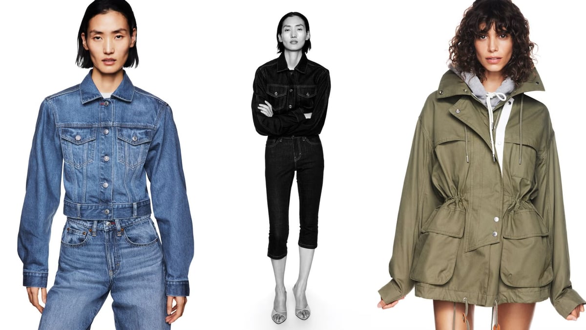 British designer Victoria Beckham describers her collection for Gap as wardrobe building blocks, with pieces that will look good regardless of season.