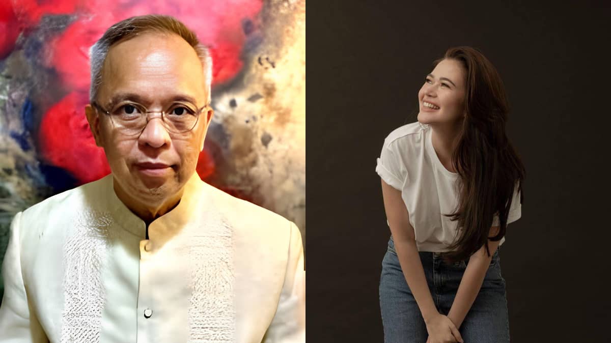DIRECTOR Louie Ignacio and actress Bela Padilla.