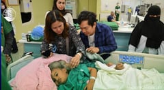 Filipino twins separated in complex Saudi surgery