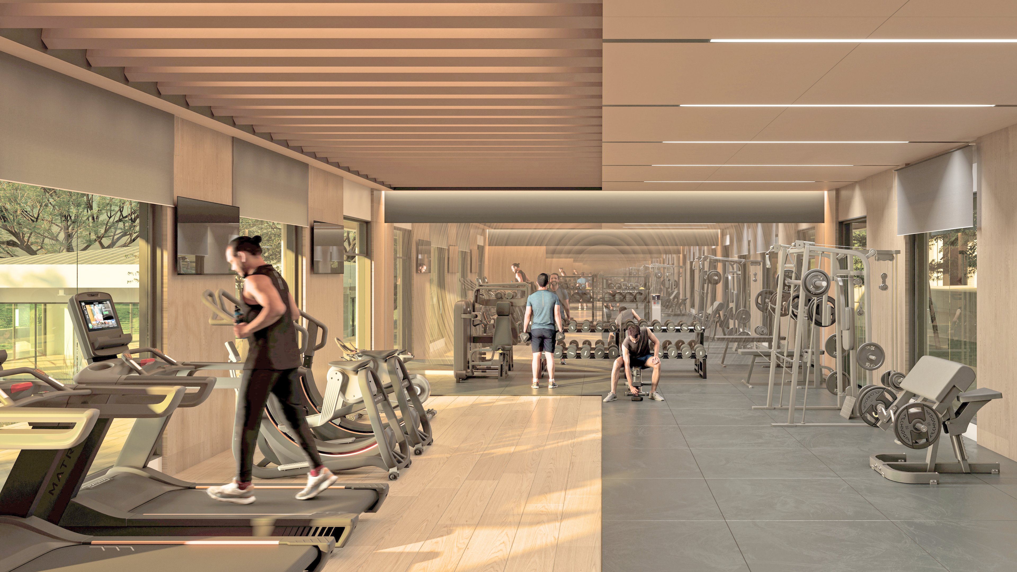 VILLAGE fitness gym.