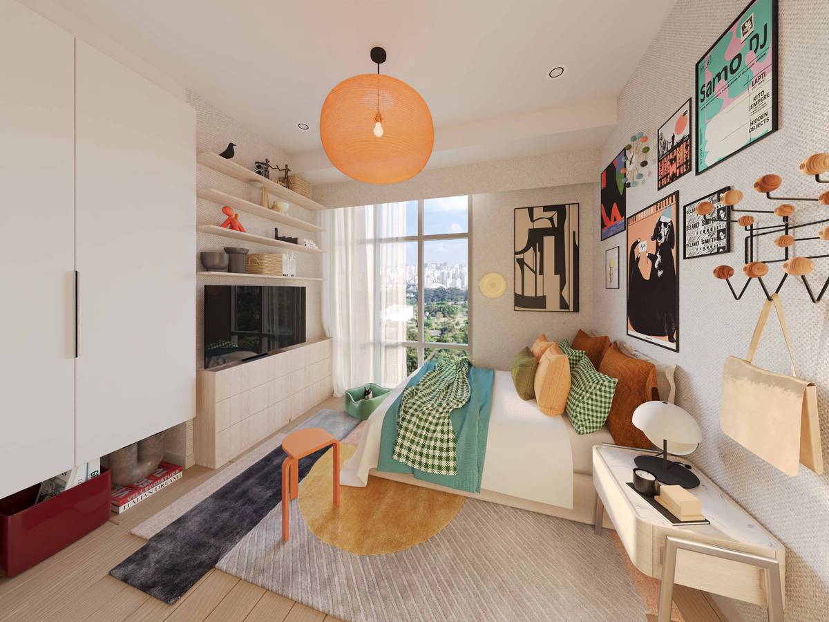 BEDROOM area.