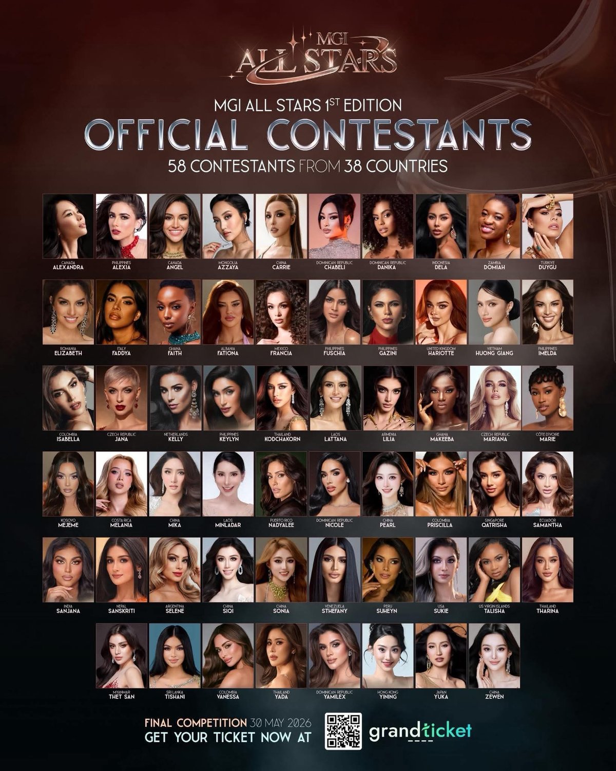 Global Queens Assemble for MGI All Stars Debut in Thailand