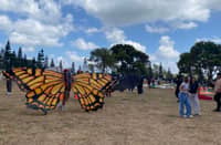 The Kite Flying Competition at the Wind Park Tagaytay on 25 April.