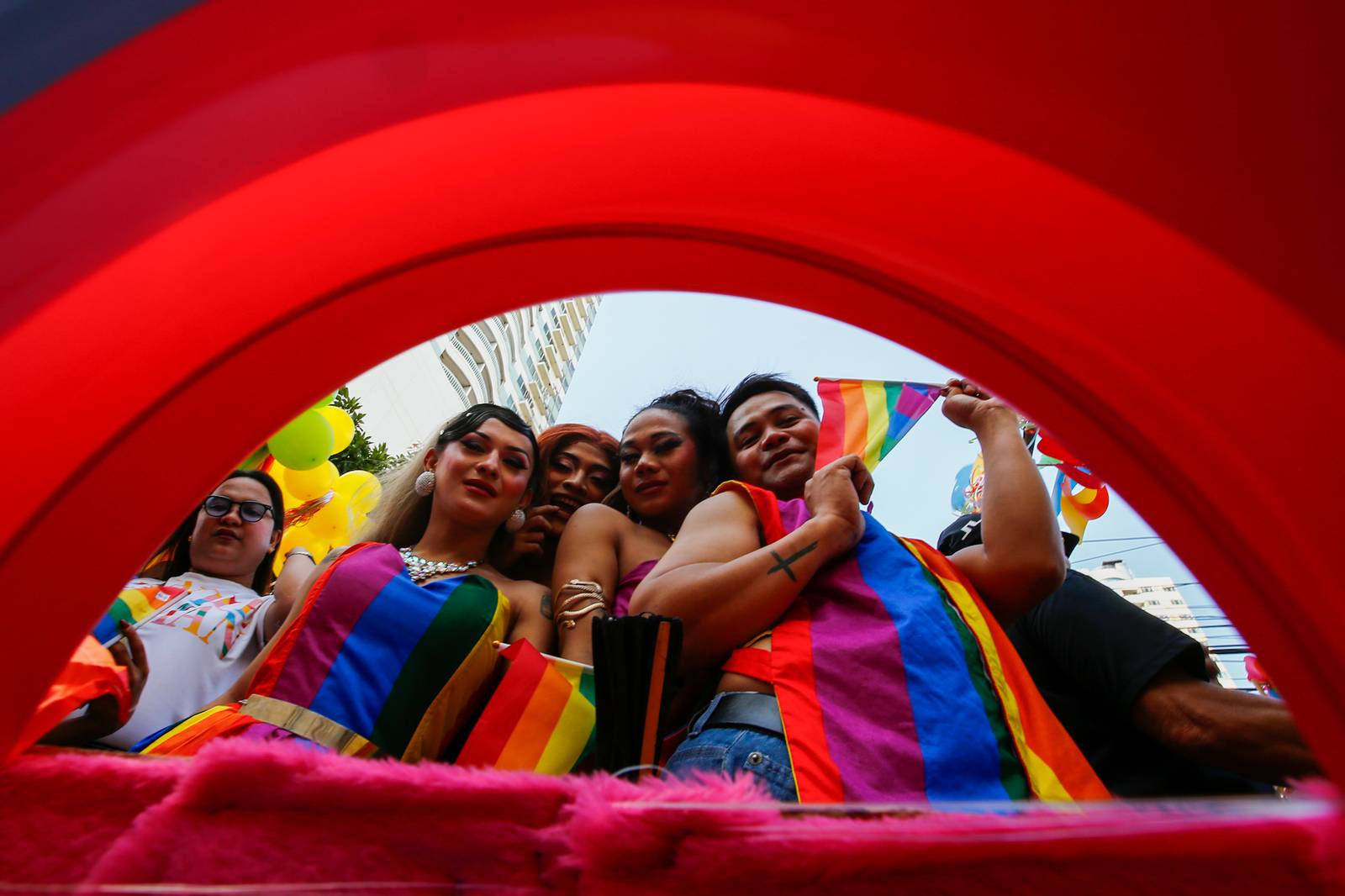 Members of the LGBTQI+ community, allies, and Manila City Government officials march from South Road to Remedios Circle during Manila Summer Pride 2026 on Saturday, 25 April. The event highlights local anti-discrimination ordinances and the community’s contributions to arts, culture, and society.