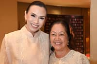 HOST Issa Litton with First Lady Liza Araneta-Marcos.