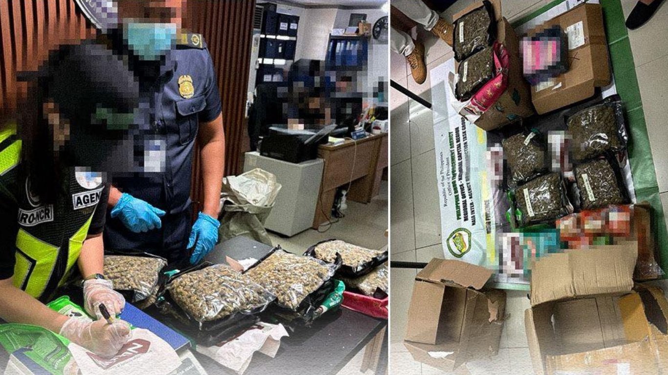 P6.9-M drug parcels intercepted