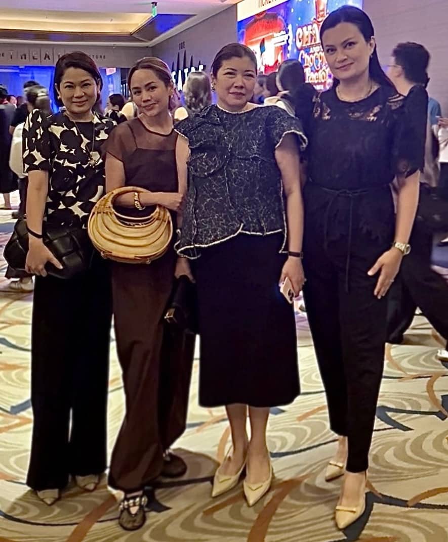 RAISSA Cruz, Vanessa Obligacion, Mel Cuevas and Daphne Oseña Paez.