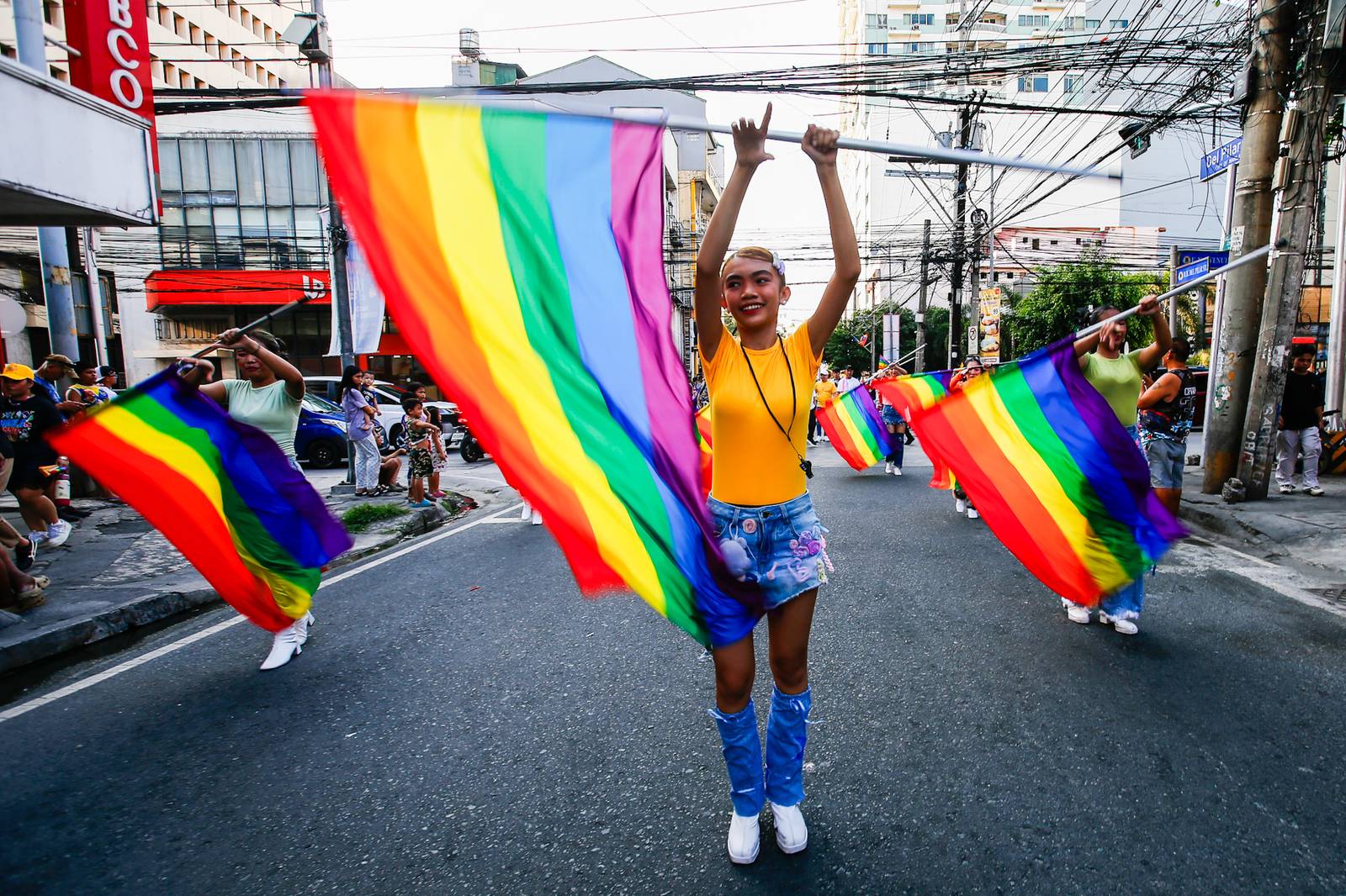 Members of the LGBTQI+ community, allies, and Manila City Government officials march from South Road to Remedios Circle during Manila Summer Pride 2026 on Saturday, 25 April. The event highlights local anti-discrimination ordinances and the community’s contributions to arts, culture, and society.