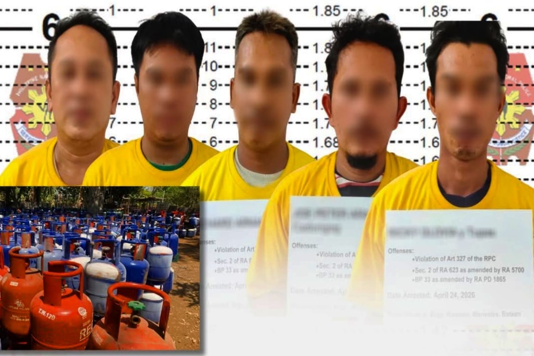 P4.5M tampered LPG seized in Bataan