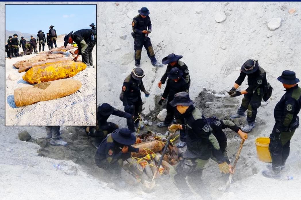 Unexploded bombs disposed in Capas