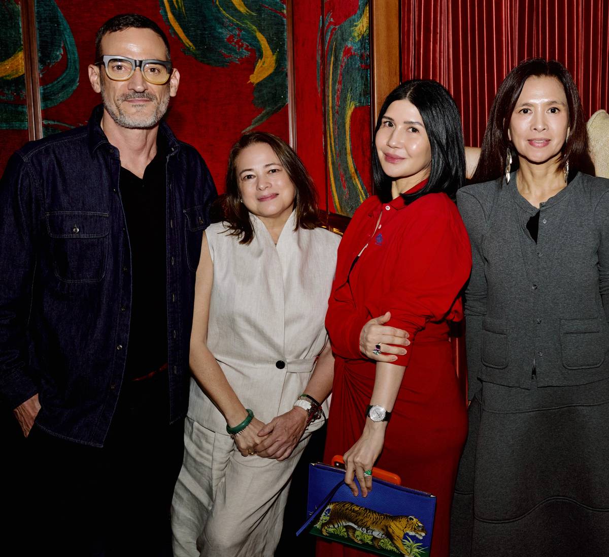 IÑIGO Elizalde, Bambina Olivares, Pam Lopez and Trickie Lopa.