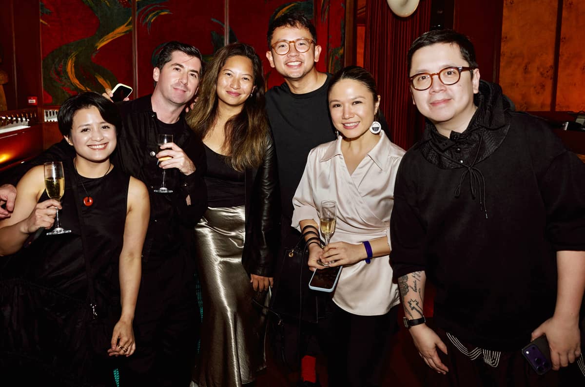 QUENEE Vilar, Nick Haslam, Pam Begre, Andre Chanco, Cheryl Tiu and Nicco Santos.