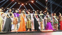 2026 Miss Universe Phl finalists and advocates at centerstage