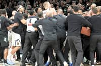 Jokic, Randle fined for late-game scuffle