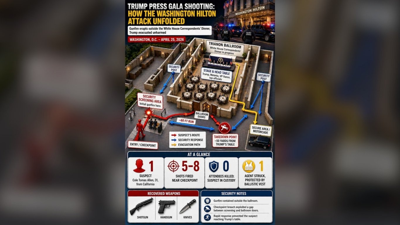 How did he get in?: Armed hotel guest slips past Trump gala security