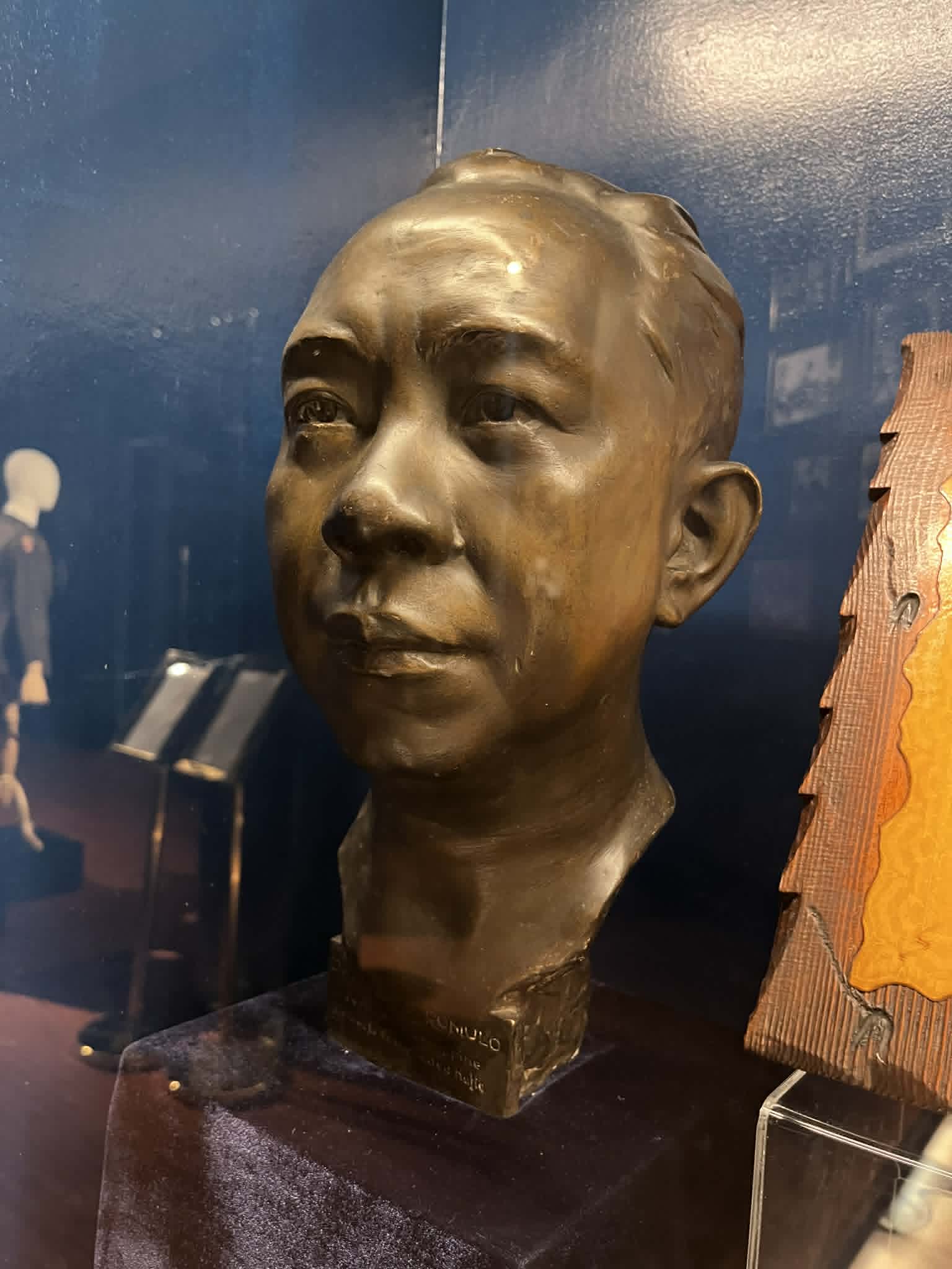 A BUST of National Artist Carlos P. Romulo.