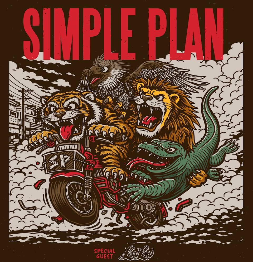 'BIGGER Than You Think' world tour art poster.